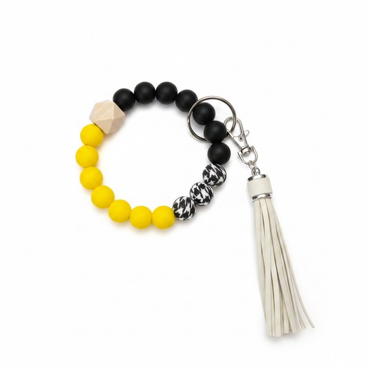 Beaded Wristlet Keychain
