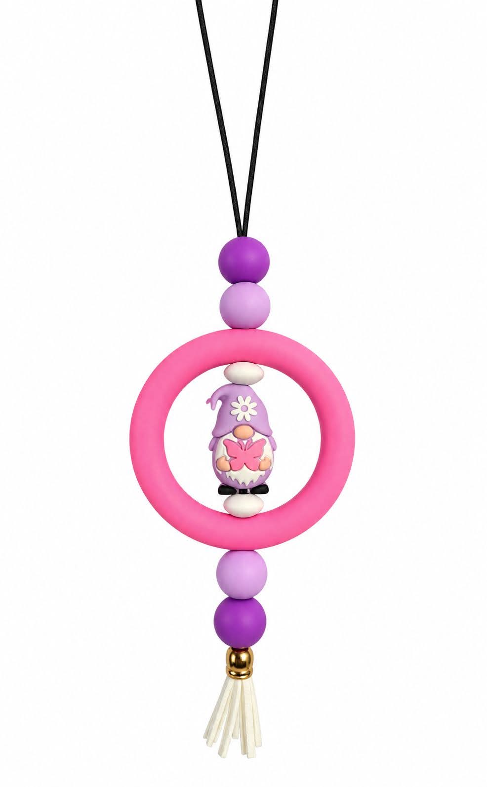 Butterfly Gnome Silicone Car Charm