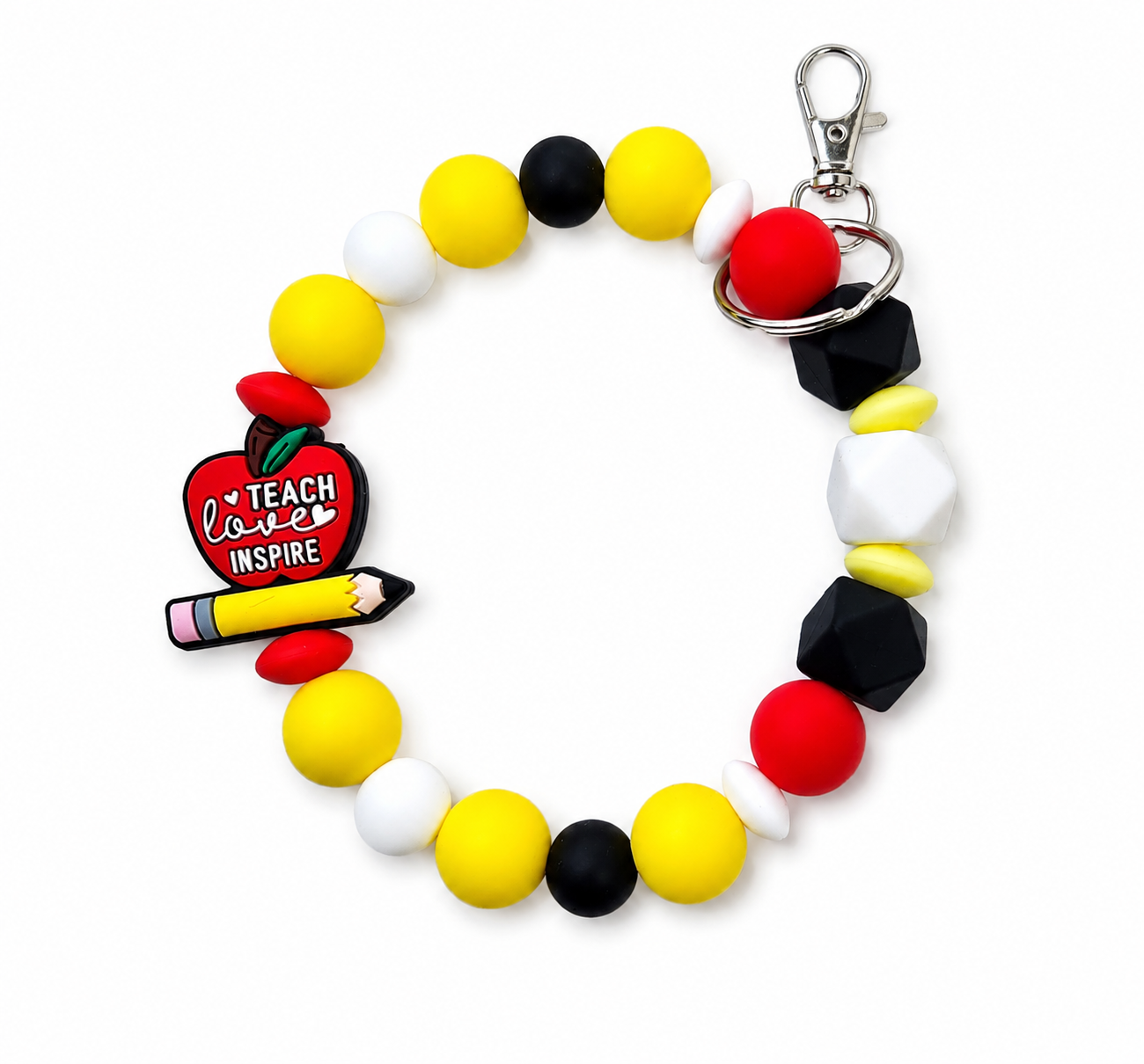 Teacher Beaded Wristlet
